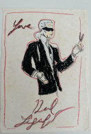 Dessin Original Karl Lagerfeld - Zeichnungen