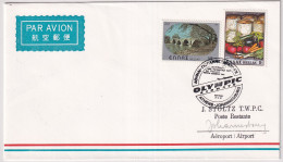 Olympic Airways Flug 3. April 1981 Von ATHEN Griechenland Nach JOHANNEBURG SA - Cartas & Documentos