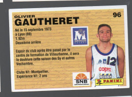 (Basket) Image PANINI 1994 N°96 OLIVIER GAUTHERET (PPP42673/4) - Sonstige & Ohne Zuordnung