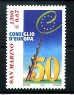 1999 SAN MARINO SERIE COMPLETA MNH ** 50° Anniversario Del Consiglio D'Europa 1679 - Ungebraucht