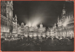 BELGIO - BELGIE - BELGIQUE - 1960 - 2F - Bruxelles - Bruxelles By Night - Gran Place - Viaggiata Da Bruxelles Per Chamal - Brussels By Night