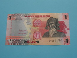 1 ( One ) LEONE ( 27th April 2022 ) Bank Of SIERRA LEONE ( For Grade, Please See Photo ) UNC ! - Sierra Leona