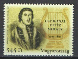 Hungary 2023. Famous Writers: Mihaly Csokonai Vitez Stamp MNH (**) - Nuevos