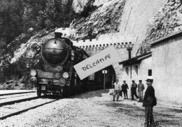 Ligne Frasne-Vallorbe - Sortie Du Tunnel Du Mont D'Or Coté Vallorbe En 1919 - Reproduction - Vallorbe