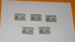 LOT 5 TIMBRES NEUFS NEWFOUNDLAND 5C POSTAGE SIR WILFRED GRENFELL... - Otros & Sin Clasificación