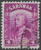 Sarawak. 1934-41 Sir Charles Vyner Brooke. 4c Used. SG 109 - Sarawak (...-1963)