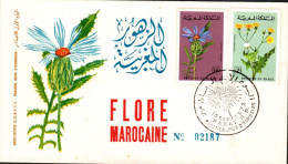 MAROC FDC 1972 FLORE - Morocco (1956-...)