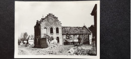 SAINT-GHISLAIN ECOLE DES FILLES DÉGÂTS APRÈS BOMBARDEMENT 10/05/1944 PHOTO 15/10 CM - Saint-Ghislain