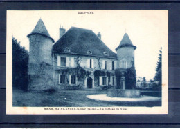 38. Saint André Le Gaz. Le Château De Vérel - Saint-André-le-Gaz