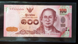 Thailand Banknote 100 Baht Series 16 P#120 SIGN#86 Prefix 7Cค - Thailand