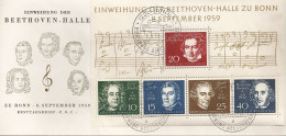 ALLEMAGNE / ENVELOPPE FDC BLOC BEETHOVEN N° MICHEL BLOCK 2 N° YVERT BF 1 - Other & Unclassified