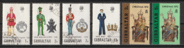 Gibraltar 1972 à 1973 : Timbres Yvert & Tellier N° 284 - 285 - 286 - 287 - 288 - 289 - 301 Et 302 Oblitérés. - Gibraltar