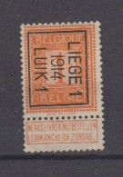 BELGIË - PREO - Nr 48 B  - LUIK1 "1914" LIEGE1 - (*) - Sobreimpresos 1912-14 (Leones)