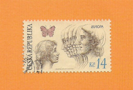 CZECH REPUBLIC 1995 Gestempelt°Used  MiNr.77 "EUROPA CEPT: FRIEDEN & FREIHEIT: FRAUEN" - Oblitérés