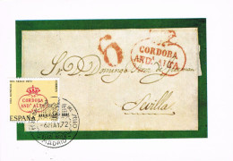 50420. Tarjeta Maxima Certificada MADRID 1972. Prefilatelica Cordoba Alta. Carteria - Tarjetas Máxima