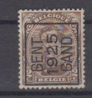 BELGIË - PREO - Nr 111 A - GENT 1925 GAND - (*) - Typo Precancels 1922-26 (Albert I)