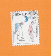 CZECH REPUBLIC 1995 Gestempelt°Used/Bedarf   MiNr. 85  "HUMOR # Streicheleinheit Eine Engels - Gebraucht