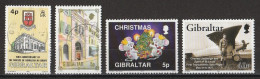 Gibraltar 1992 à 2003 : Timbres Yvert & Tellier N° 655 - 675 - 688 - 1038 - 1040 - 1041 Et 1042 Oblitérés. - Gibraltar