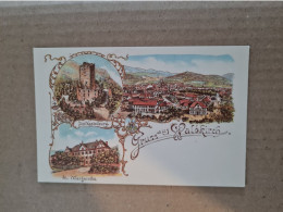 Carte WALDKIRCH REPRO GRUSSS 1882 1982 - Waldkirch