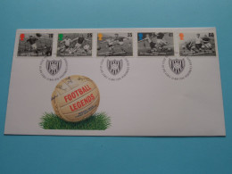 FOOTBALL LEGENDS > Royal Mail > FDC > 14 May 1996 ( Zie/voir Scans ) Stamps > British Philatelic Bureau Edinburgh ! - Sonstige & Ohne Zuordnung