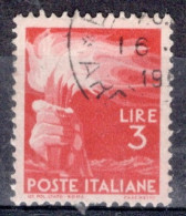 Italy 1945 Single Definitive Stamp In Fine Used - Usados