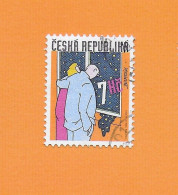 CZECH REPUBLIC 1999 Gestempelt°Used/Bedarf   MiNr. 233  "HUMOR  #  Der Himmel Fällt Zum Fenster Rein" - Gebraucht