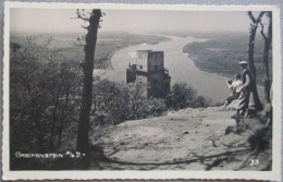 GERMANY DEUTSCHLAND MISC GREIFENSTEIN TURM RHEIN KARTE POSTKARTE ANSICHTSKARTE POSTCARD CARD CARTE POSTALE CP PC AK - Donauwörth