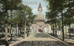 China, PEKING PEIPING 北京, Marble Pagode In Yellow Temple (1910s) Postcard (2) - Chine