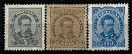 Portugal, 1882/3, # 56/8 Dent. 12 3/4, MNG And MH - Nuovi