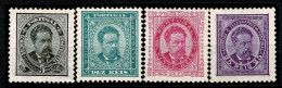 Portugal, 1884/7, # 60/3 Dent. 11 3/4, MH - Nuevos