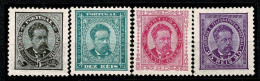 Portugal, 1884/7, # 60/3 Dent. 11 3/4, MH - Nuovi