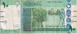 BILLETE DE SUDAN DE 10 POUNDS DEL AÑO 2011 (BANKNOTE) - Soudan