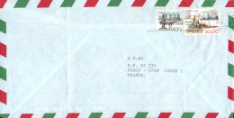 PORTUGAL AFFRANCHISSEMENT COMPOSE SUR LETTRE POUR LA FRANCE 1982 - Covers & Documents