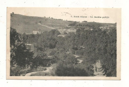 Cp, ALGERIE, SOUK AHRAS, Le Jardin Public, Voyagée 1932 - Souk Ahras