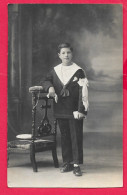 Cpa  Algérie, Alger Carte Photo En 1924, Photographe Menard Et Bury,  Enfant Au Dos  Noté "Maxime Salom" Voir Scannes - Kinder