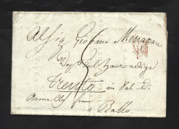 Marque Postale  ARM  D ITALIE  Sur Document POSTES AUX LETTRES   PARIS 1811  Pour TURIN - Armeestempel (vor 1900)