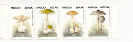 Carnet Angola Timbres Neufs Champignon, Pilze, Setas, Muschroom - Pilze