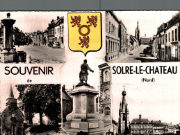 N°104917 -cpsm Souvenir De Solre Le Château- - Solre Le Chateau