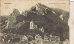 Kuvertkarte BLAUBEUREN - Glasfelsen U. Blauberge Um 1910, Sehr Seltene Karte Mit 10 Ansichten Aus Blaubeuren Im Inne ... - Blaubeuren