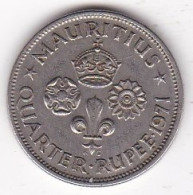 Ile Maurice 1/4 Rupee 1971,  Elizabeth II. En Cupronickel, KM# 36 - Mauritius