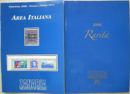 VENTES ZANARIA 2006 2 CATALOGUES DE VENTES SPECIALISEES. TRES BEAU - Catalogues For Auction Houses