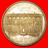 * PALACE: ITALY  200 LIRAS 1890-1990R! ·  LOW START · NO RESERVE! - Herdenking