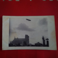 CARTE PHOTO DIRIGEABLE LIEU A IDENTIFIER - Airships