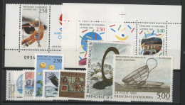 ANDORRE FRANCAIS 1992 ANNEE COMPLETE COTE 40.2 € N° 413 à 424 NEUFS ** (MNH). Vendue à 10% De La Cote. TB - Neufs