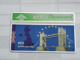 United Kingdom-(BTO-059)-ECU-British Pounds-(82)(5units)(309G68419)-price Cataloge MINT-5.00£-1card Prepiad - BT Übersee