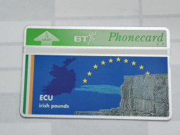 United Kingdom-(BTO-060)-ECU-Irish Pounds-(83)(5units)(309G84531)-price Cataloge MINT-5.00£-1card Prepiad - BT Emissions Etrangères