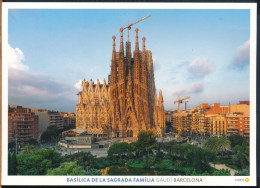 °°° GF707 - SPAIN - BARCELONA - SAGRADA FAMILIA - 2019 With Stamps °°° - Barcelona