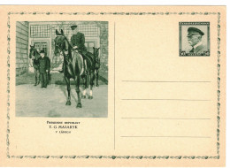 Czechoslovakia Postal Stationery Card Masryk 1936 - CDV60 7 - Postcards