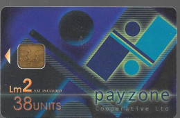 CARTE-PUCE-MALTE---LM2-38U-PAYZONE-UTILISE-TBE - Malte