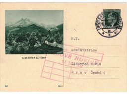 Illustrated Postal Card Beneš - Tatranská Kotlina - Liptovský Svaty Mikuláš CDV72 367 - Postcards